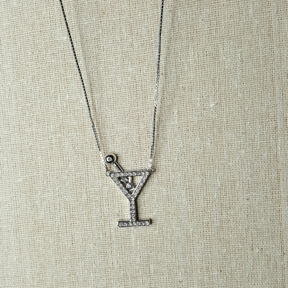 Sterling silver Playboy Bunny Necklace